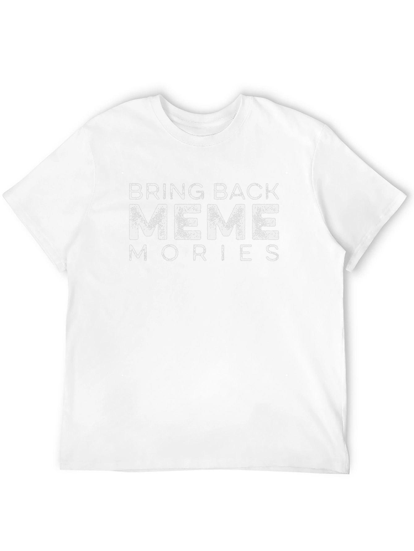 Bring Back Meme Mories Black Cotton Tee
