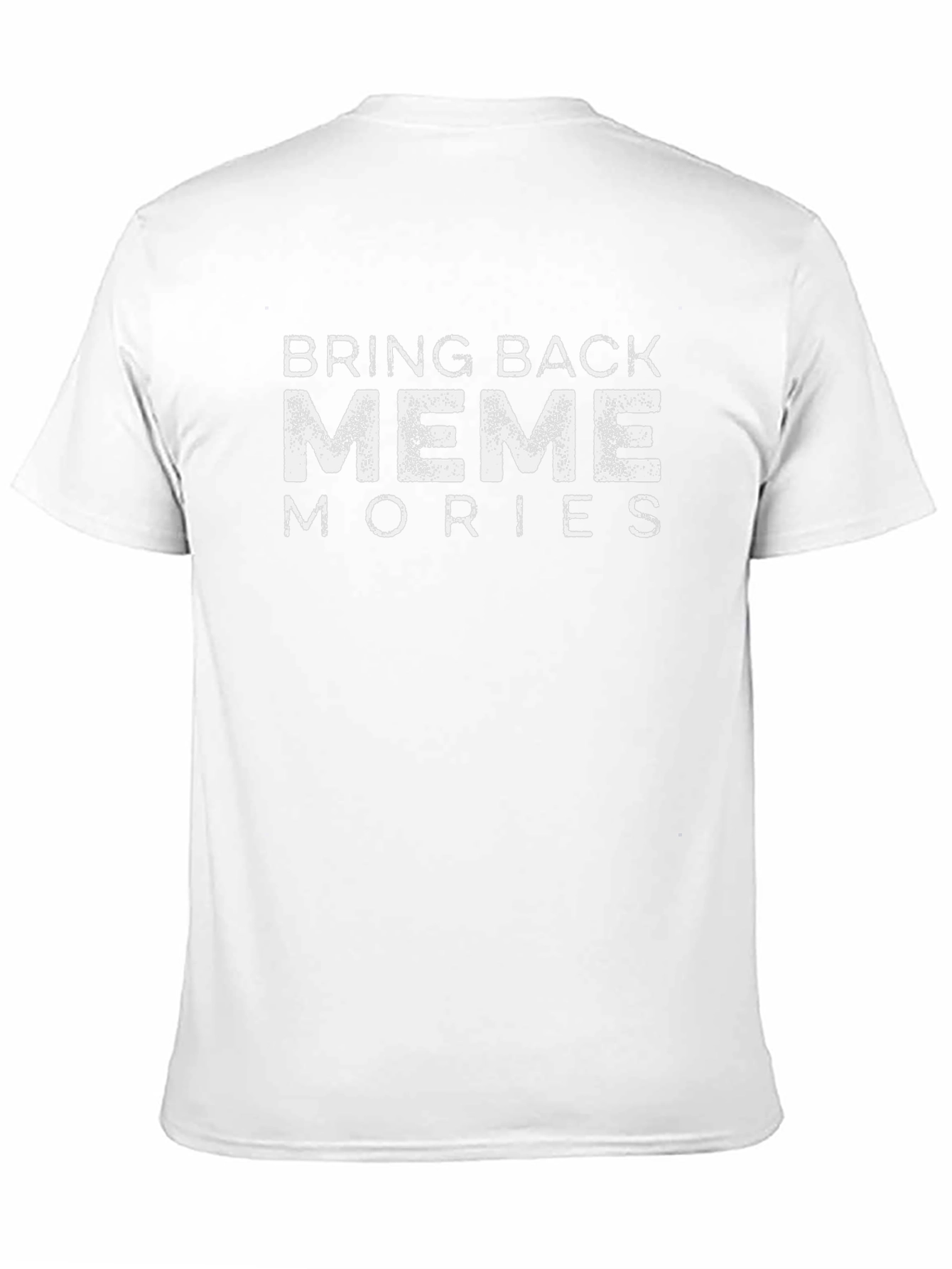 Bring Back Meme Mories Black Cotton Tee