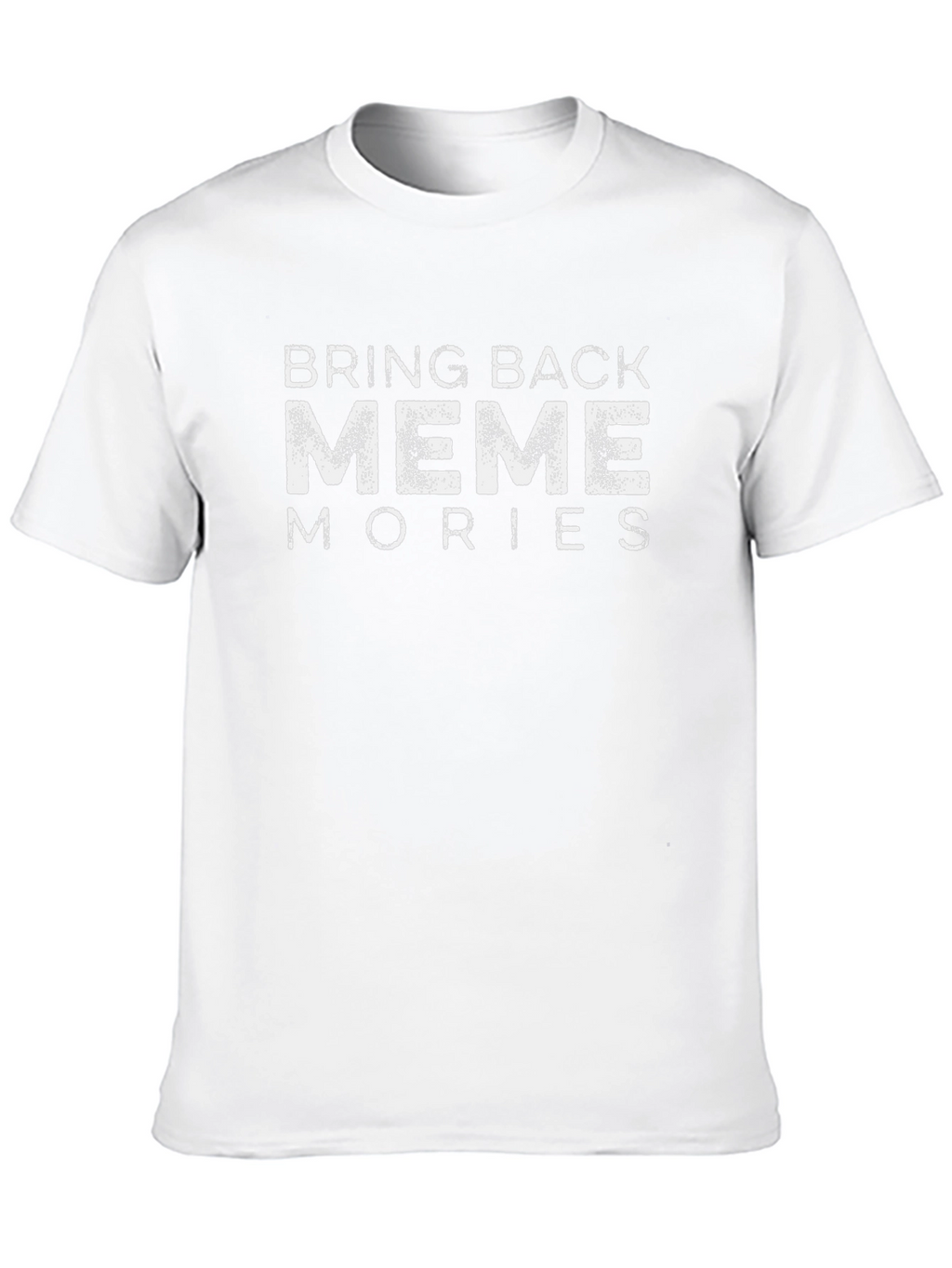 Bring Back Meme Mories Black Cotton Tee