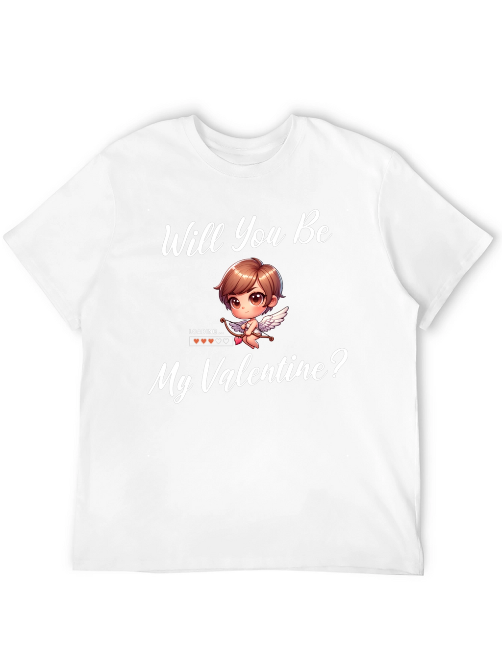 Valentines Day Cupid Loading T-Shirt