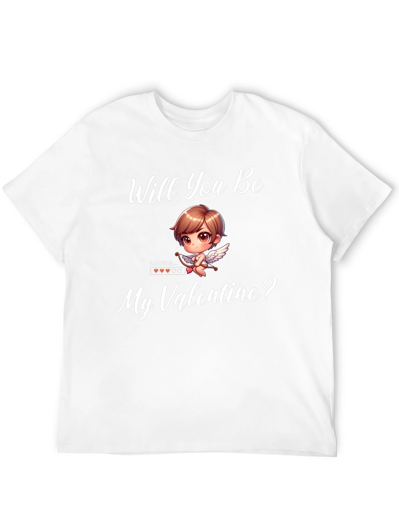 Valentines Day Cupid Loading T-Shirt
