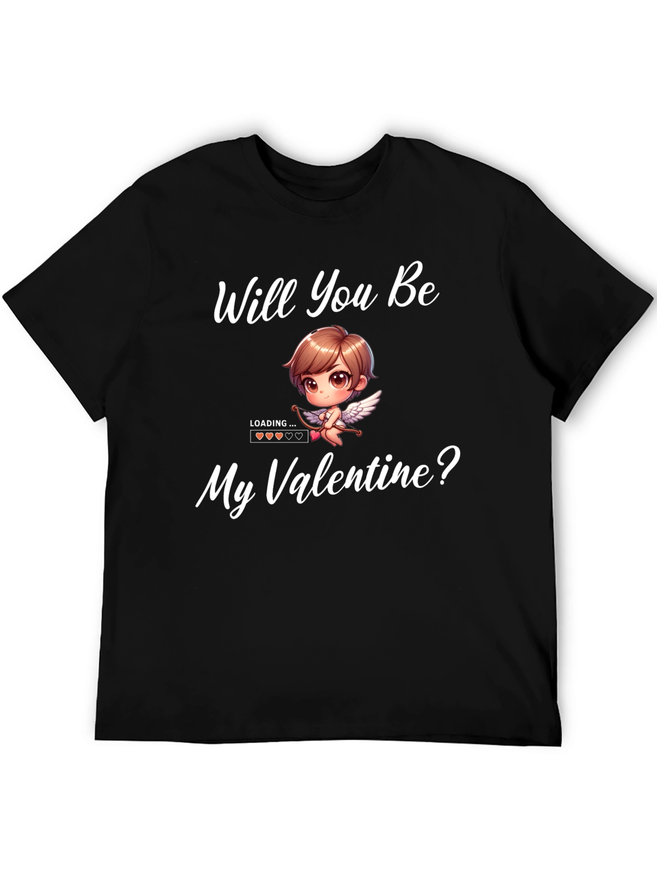 Valentines Day Cupid Loading T-Shirt