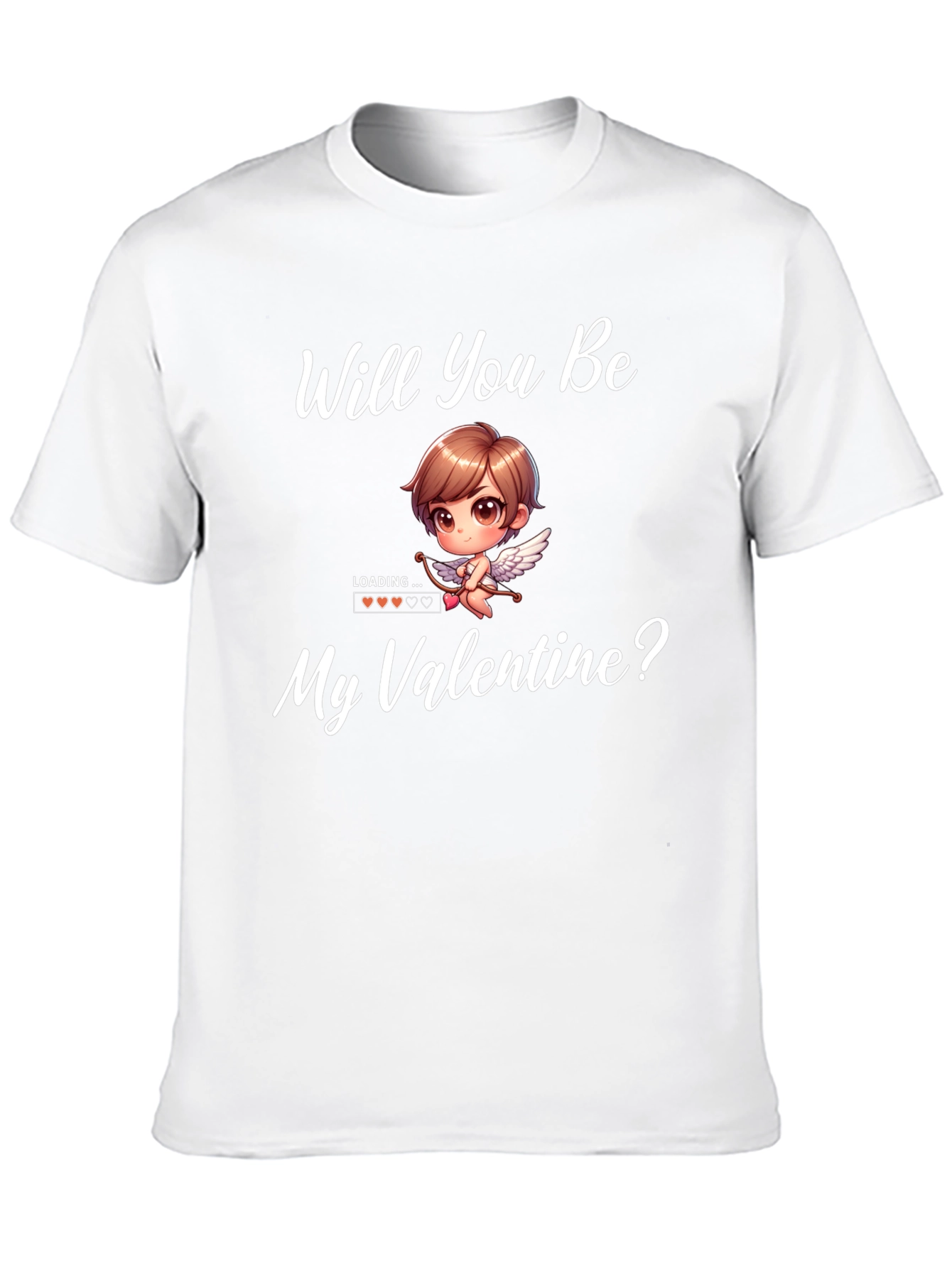 Valentines Day Cupid Loading T-Shirt