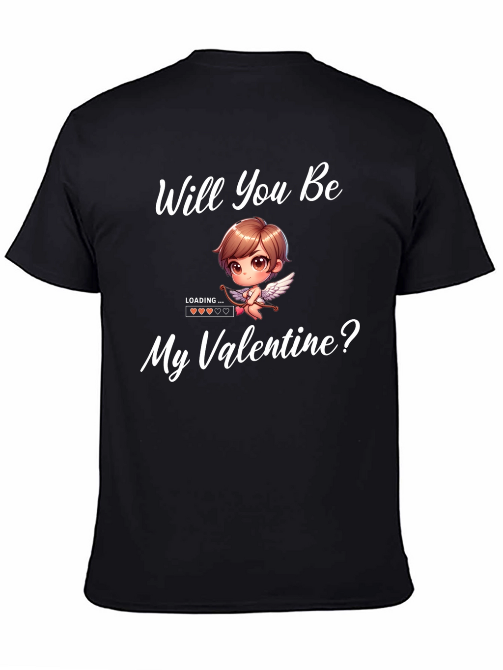 Valentines Day Cupid Loading T-Shirt