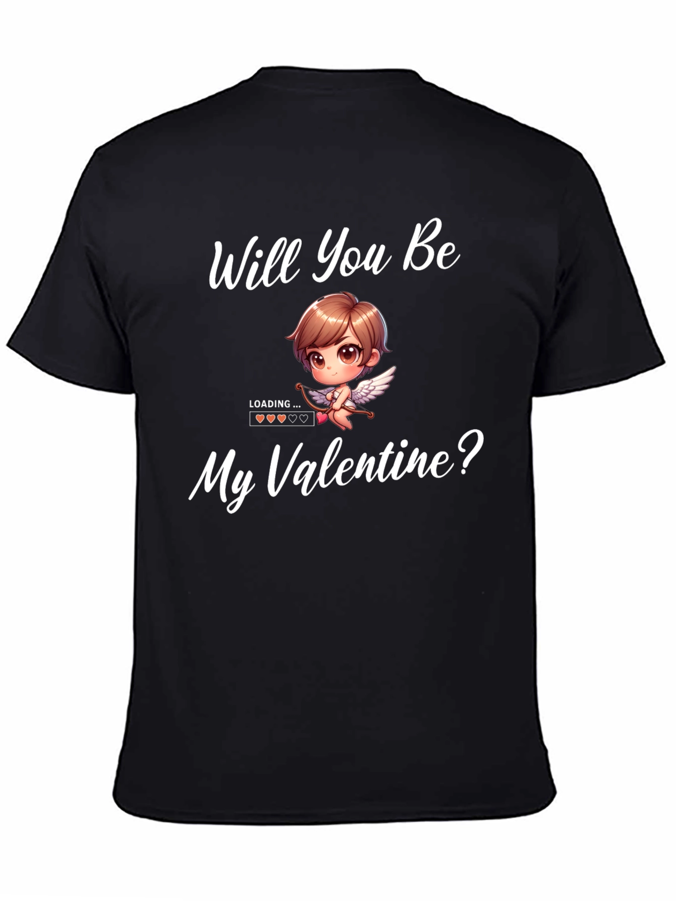 Valentines Day Cupid Loading T-Shirt