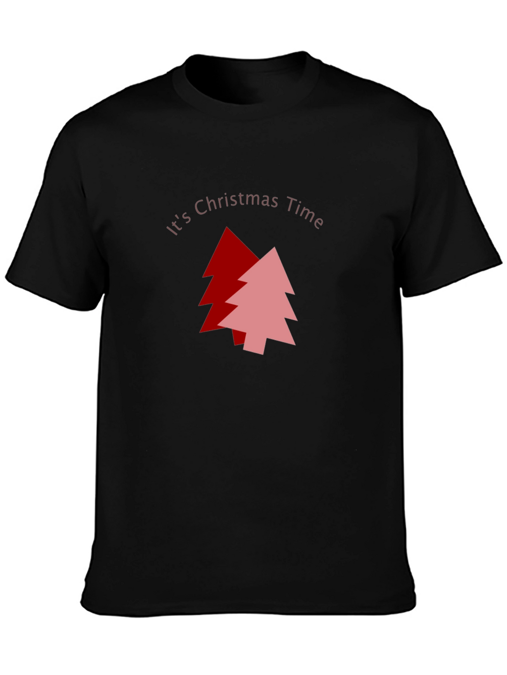 Festive Christmas Time Trees Graphic Tee