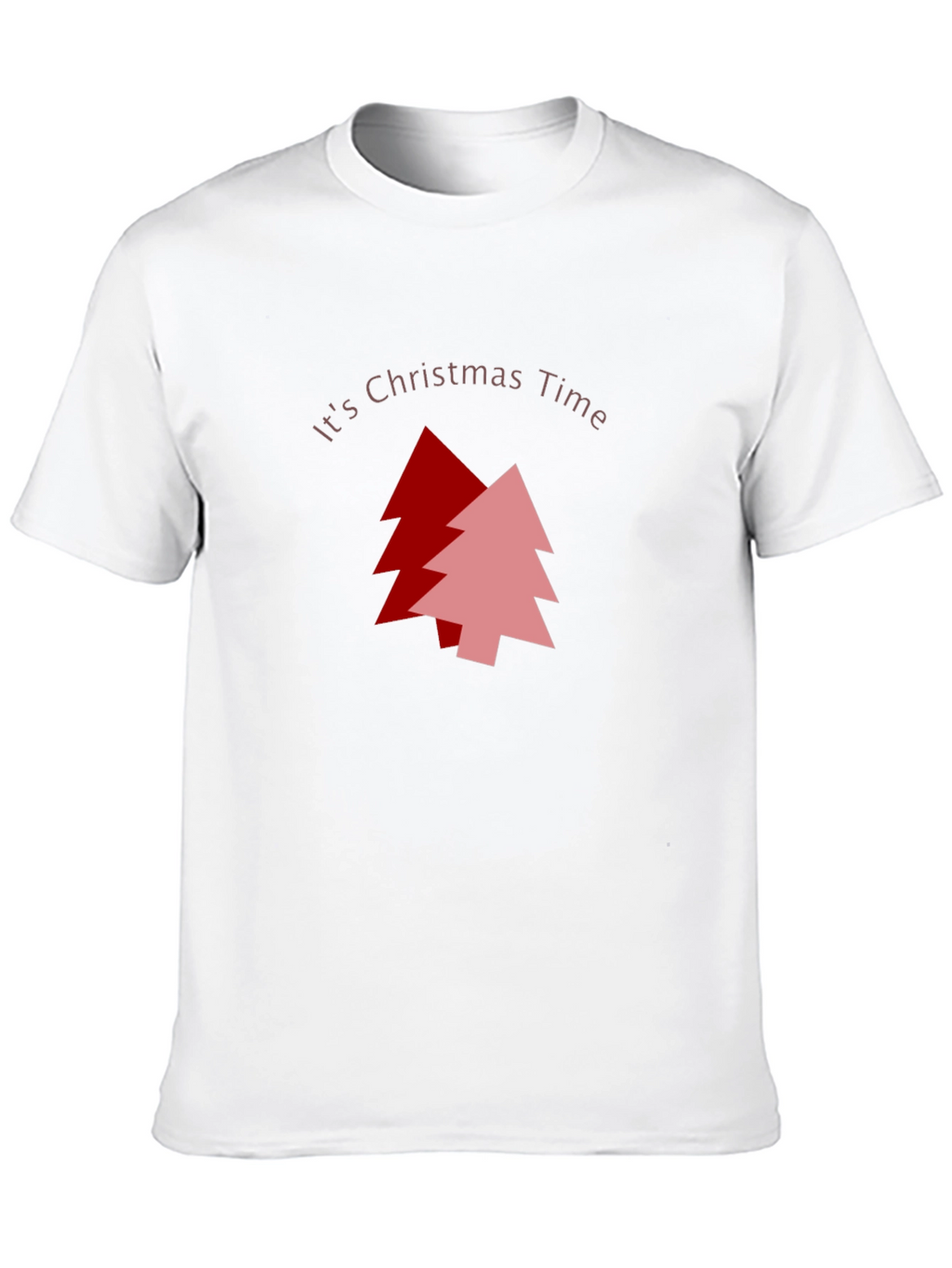 Festive Christmas Time Trees Graphic Tee