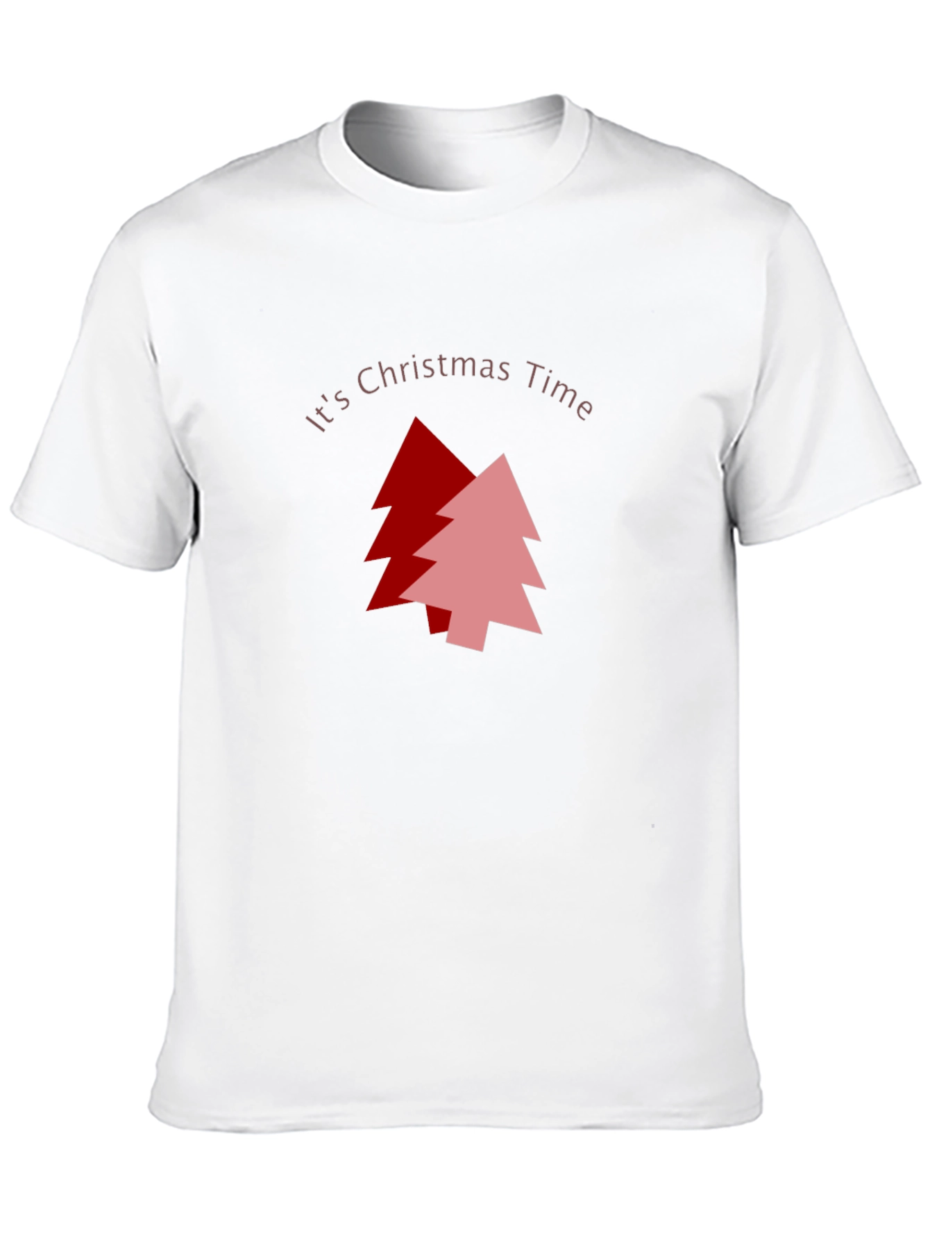 Festive Christmas Time Trees Graphic Tee