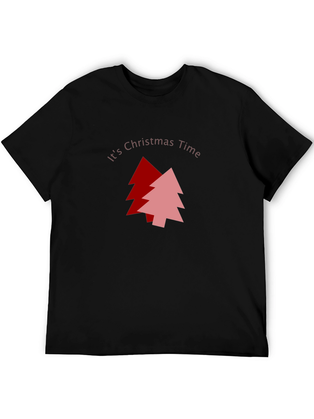 Festive Christmas Time Trees Graphic Tee