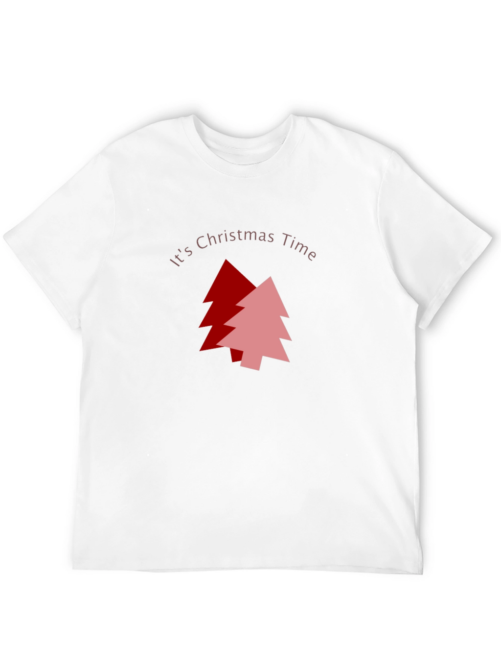 Festive Christmas Time Trees Graphic Tee