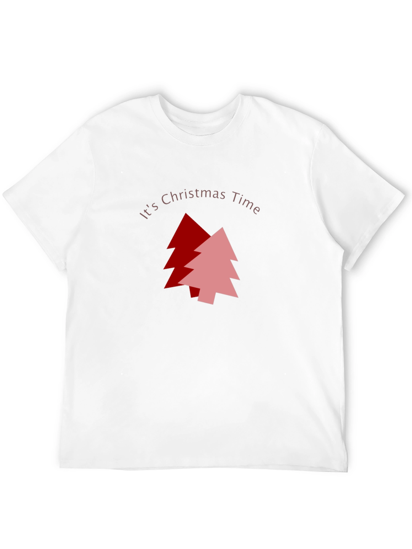 Festive Christmas Time Trees Graphic Tee