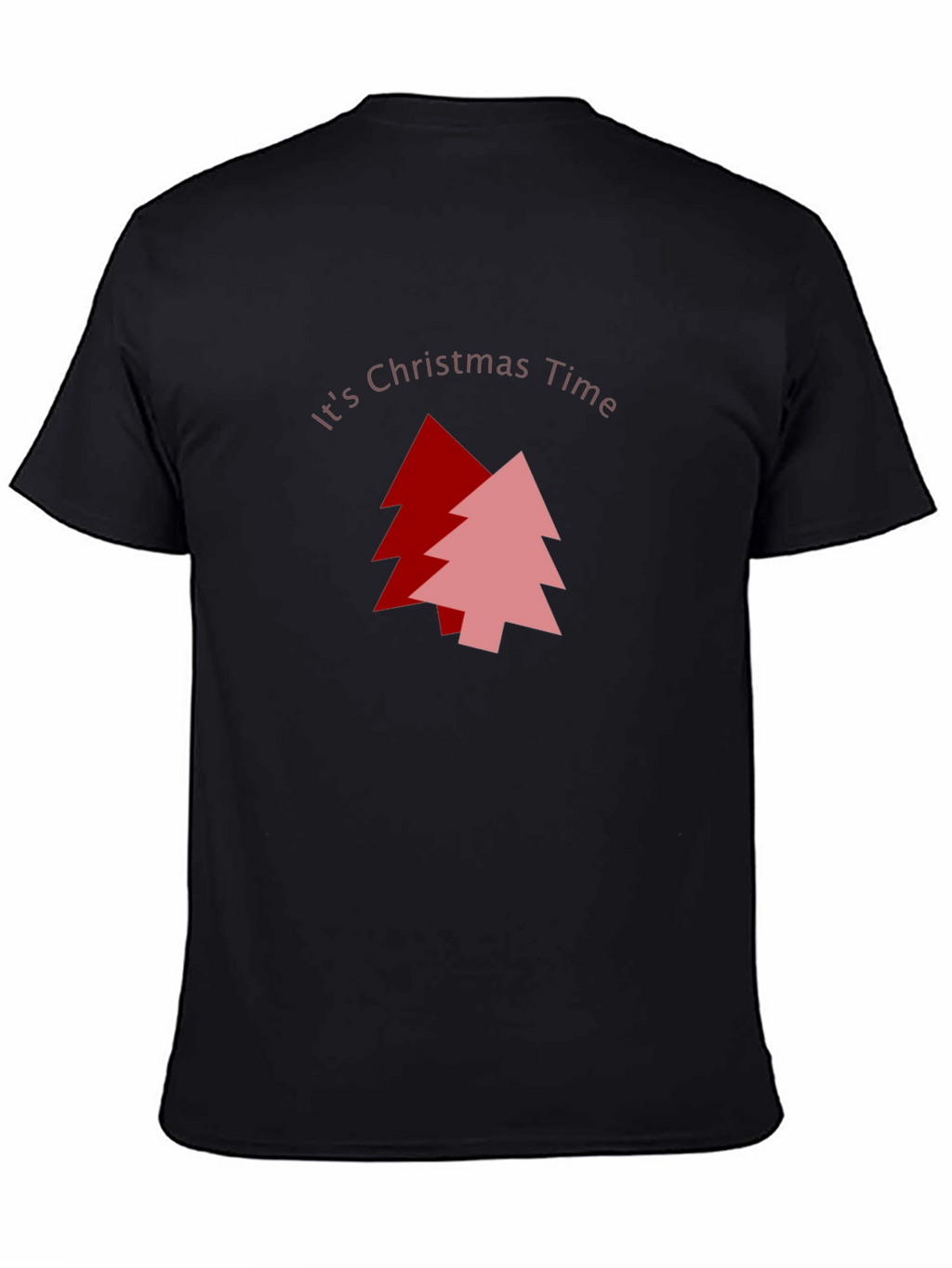Festive Christmas Time Trees Graphic Tee