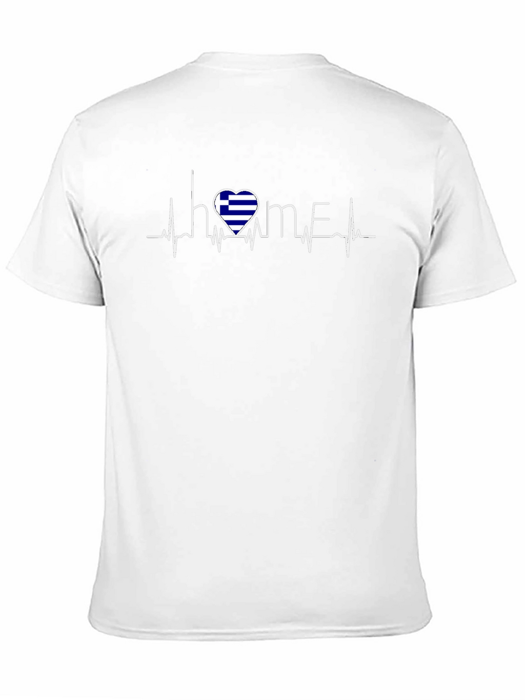 Greece Heartbeat Home T-Shirt