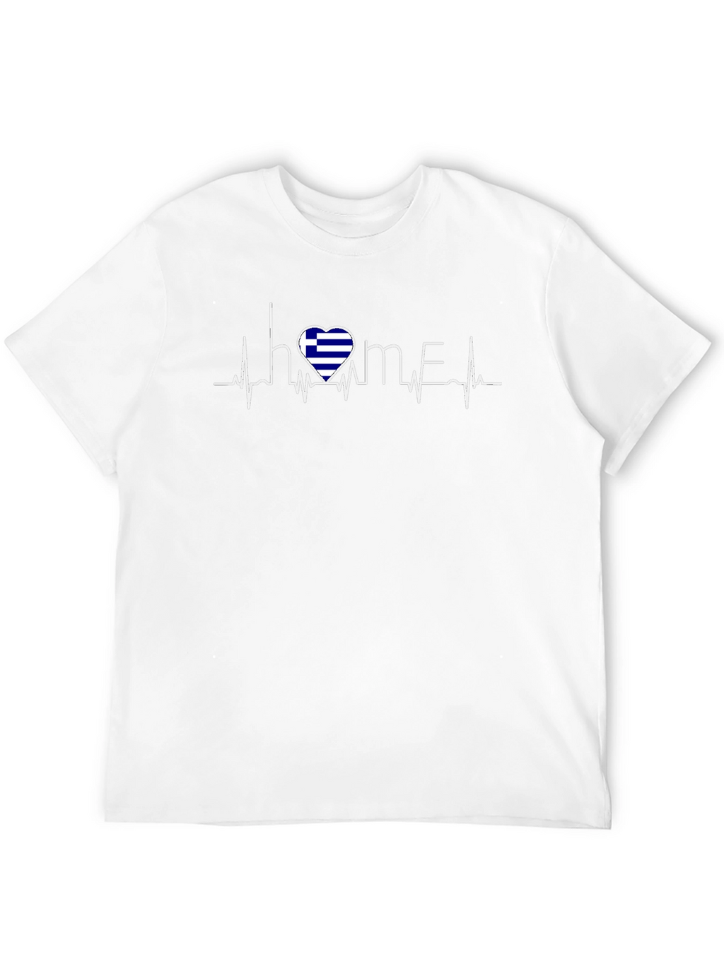 Greece Heartbeat Home T-Shirt