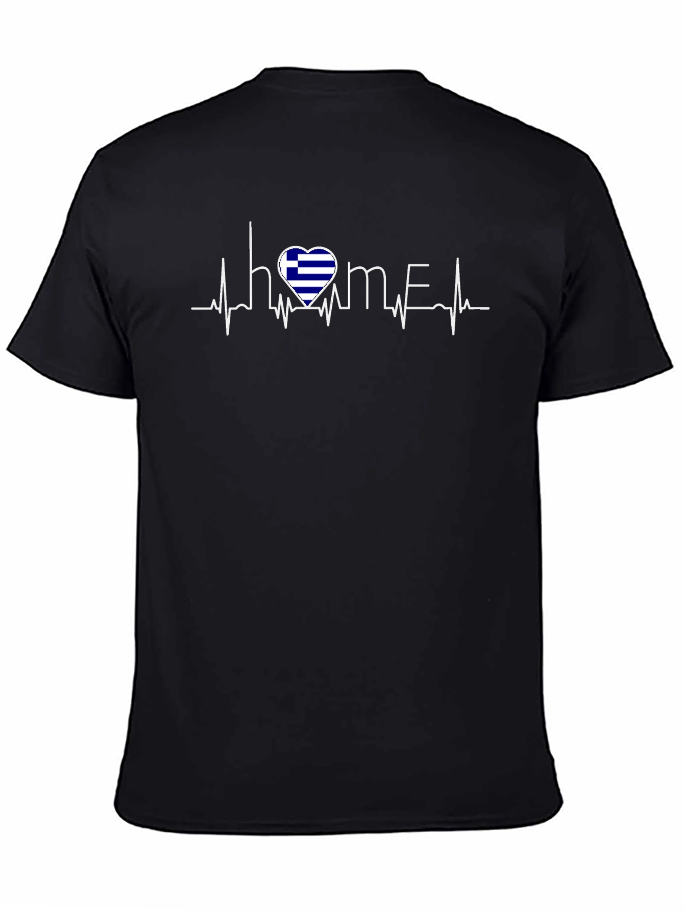 Greece Heartbeat Home T-Shirt