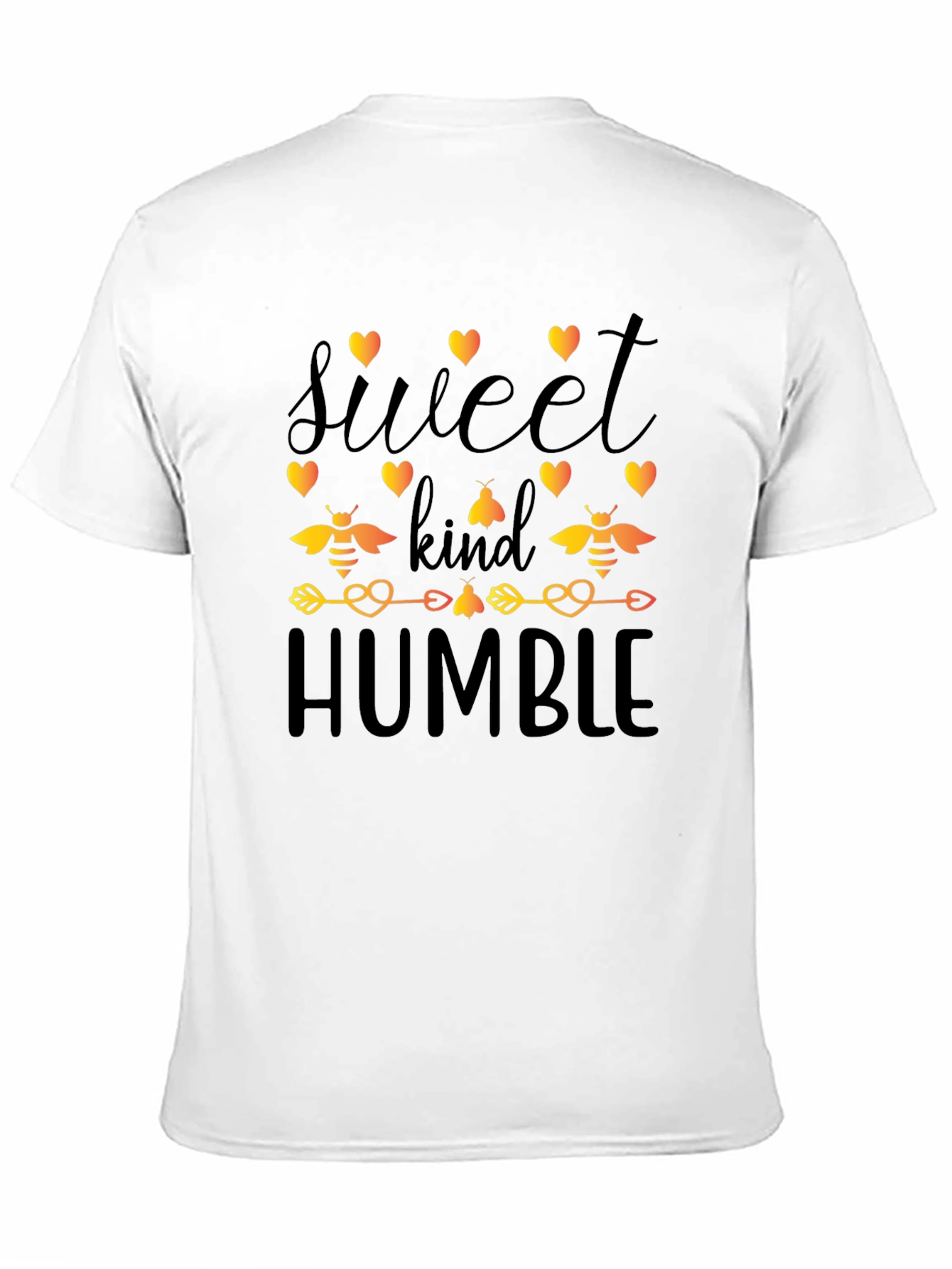 Sweet Kind Humble Bee Graphic Black T-Shirt