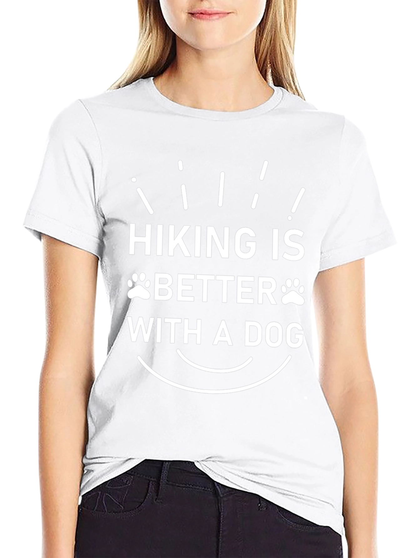 Hiking is Better with a Dog Graphic Tee