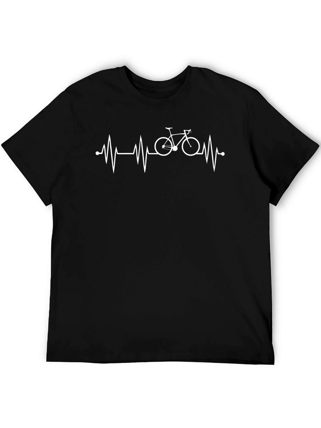 Bike Heartbeat T-Shirt - Cycling Enthusiast Tee