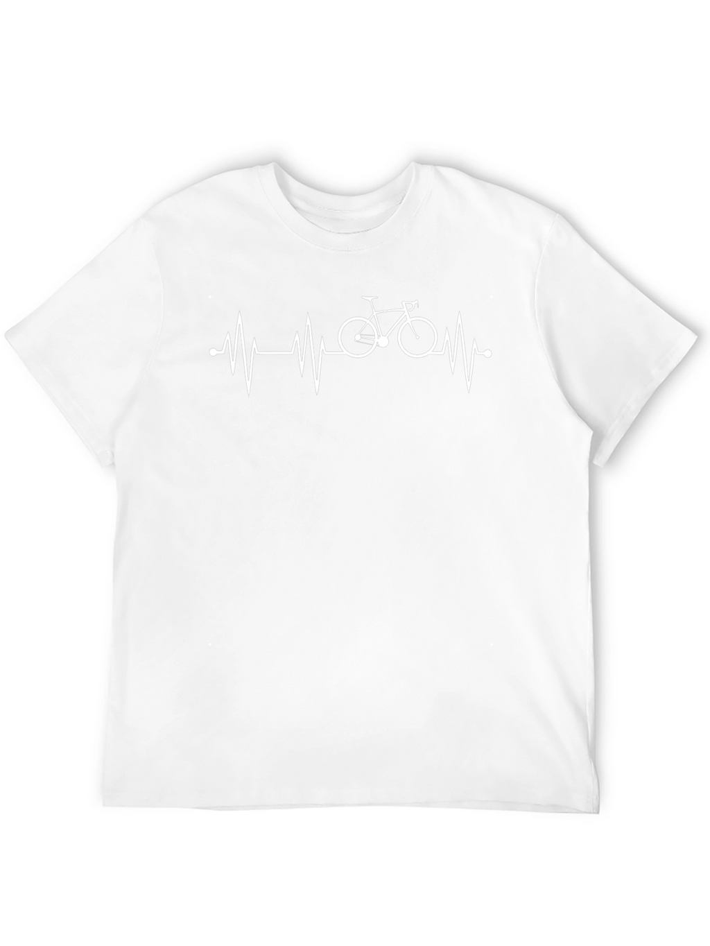 Bike Heartbeat T-Shirt - Cycling Enthusiast Tee