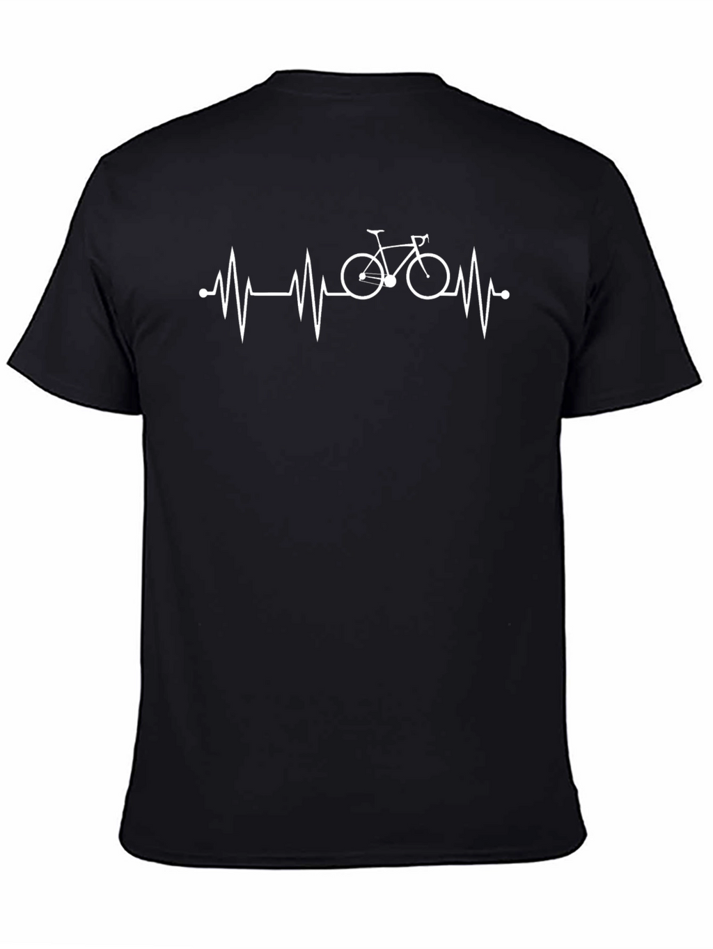 Bike Heartbeat T-Shirt - Cycling Enthusiast Tee