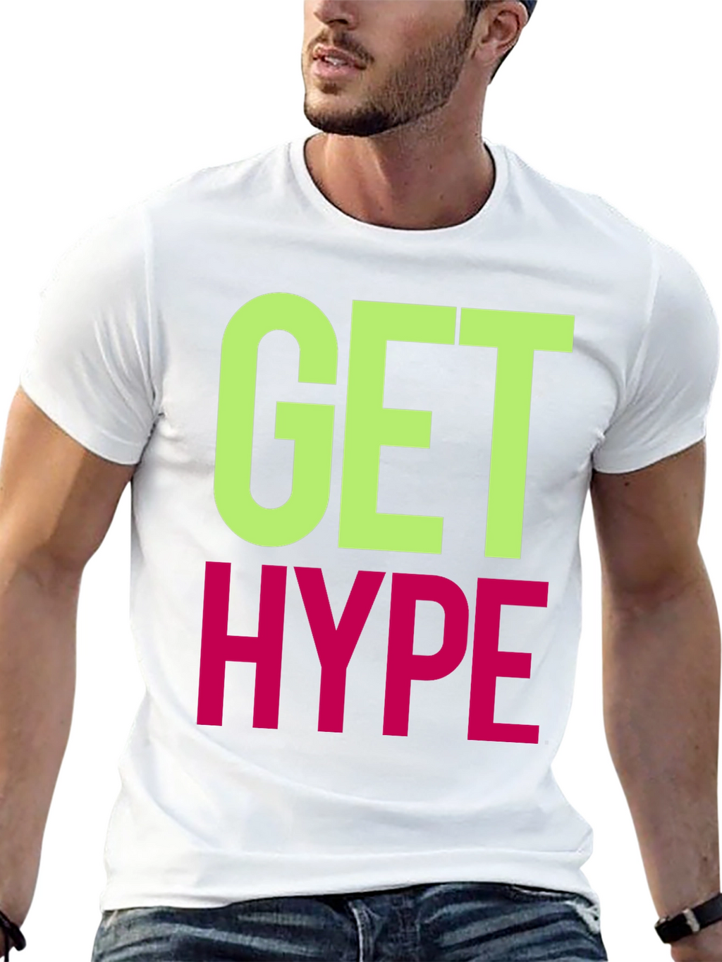 Get Hype Graphic T-Shirt - Trendy Casual Wear