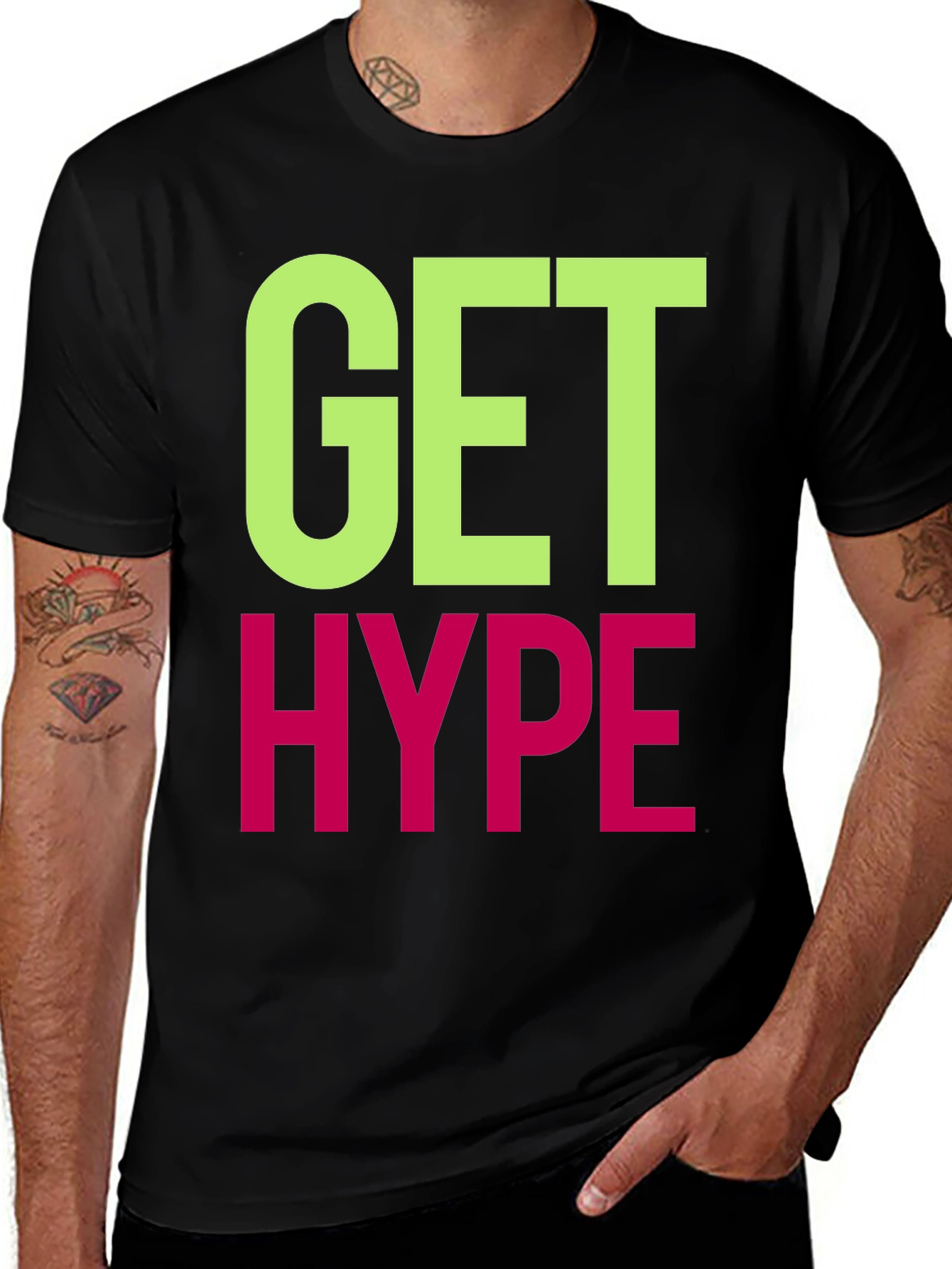 Get Hype Graphic T-Shirt - Trendy Casual Wear