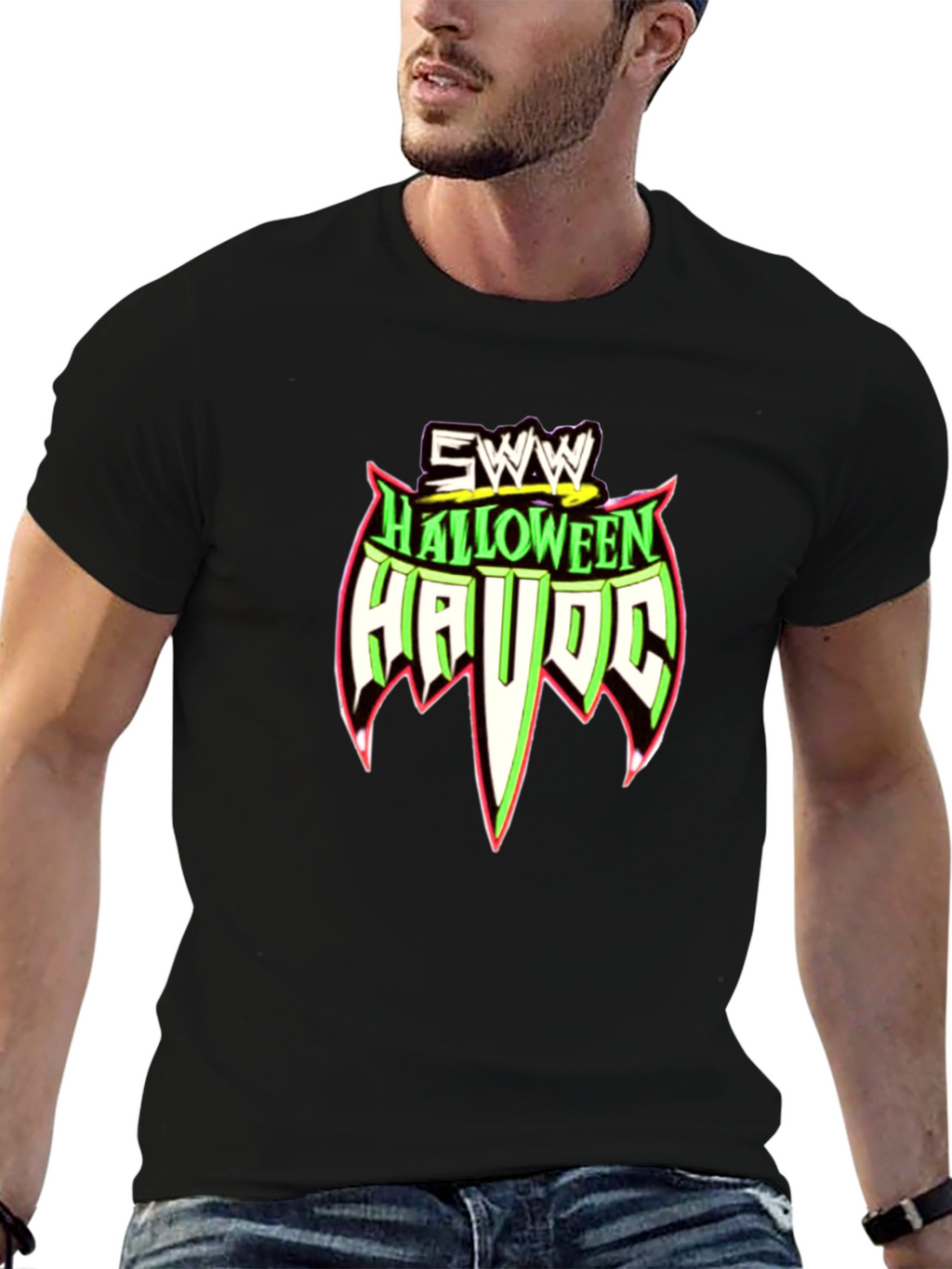 Halloween Havoc SWW Black T-Shirt
