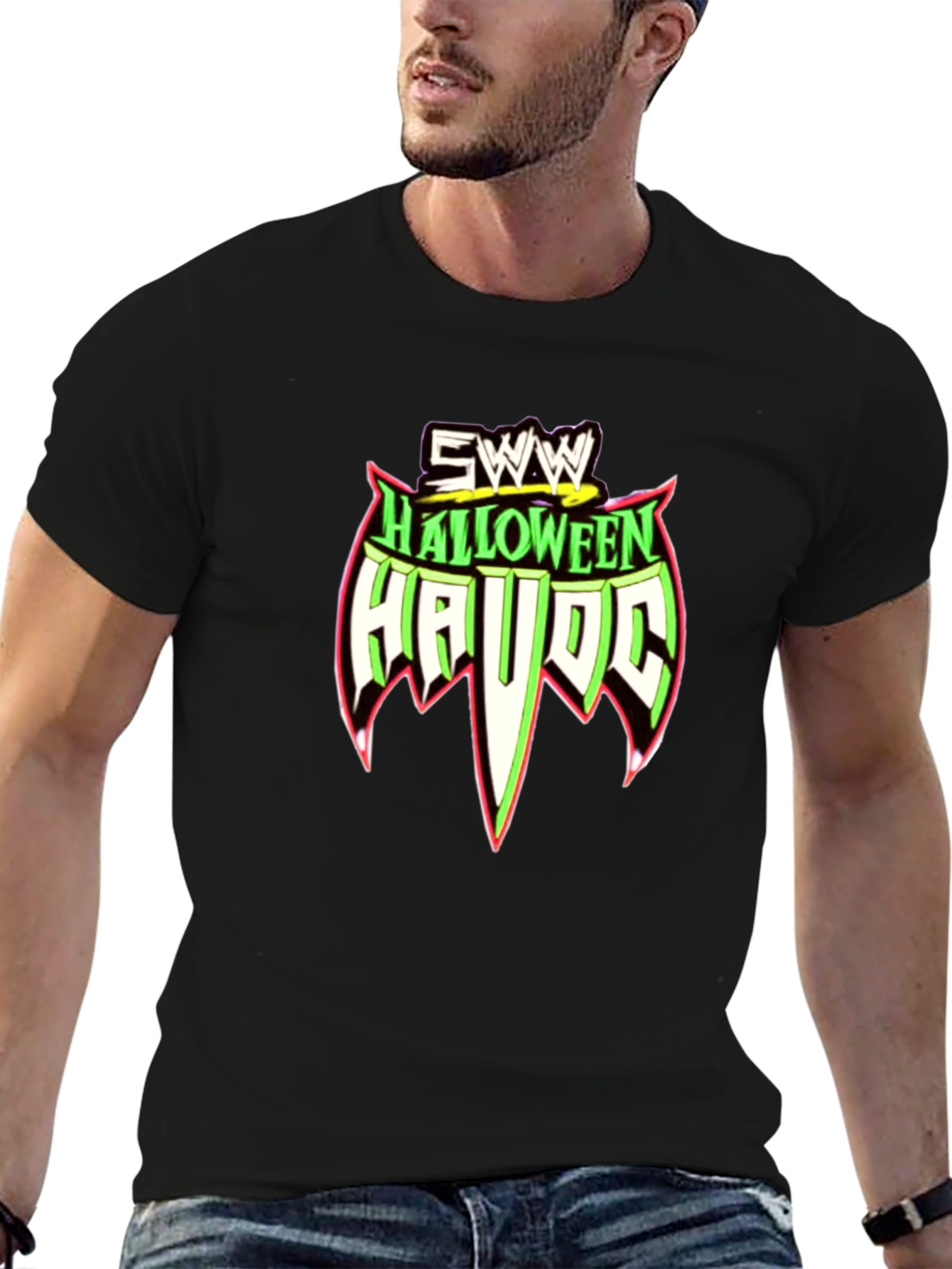Halloween Havoc SWW Black T-Shirt