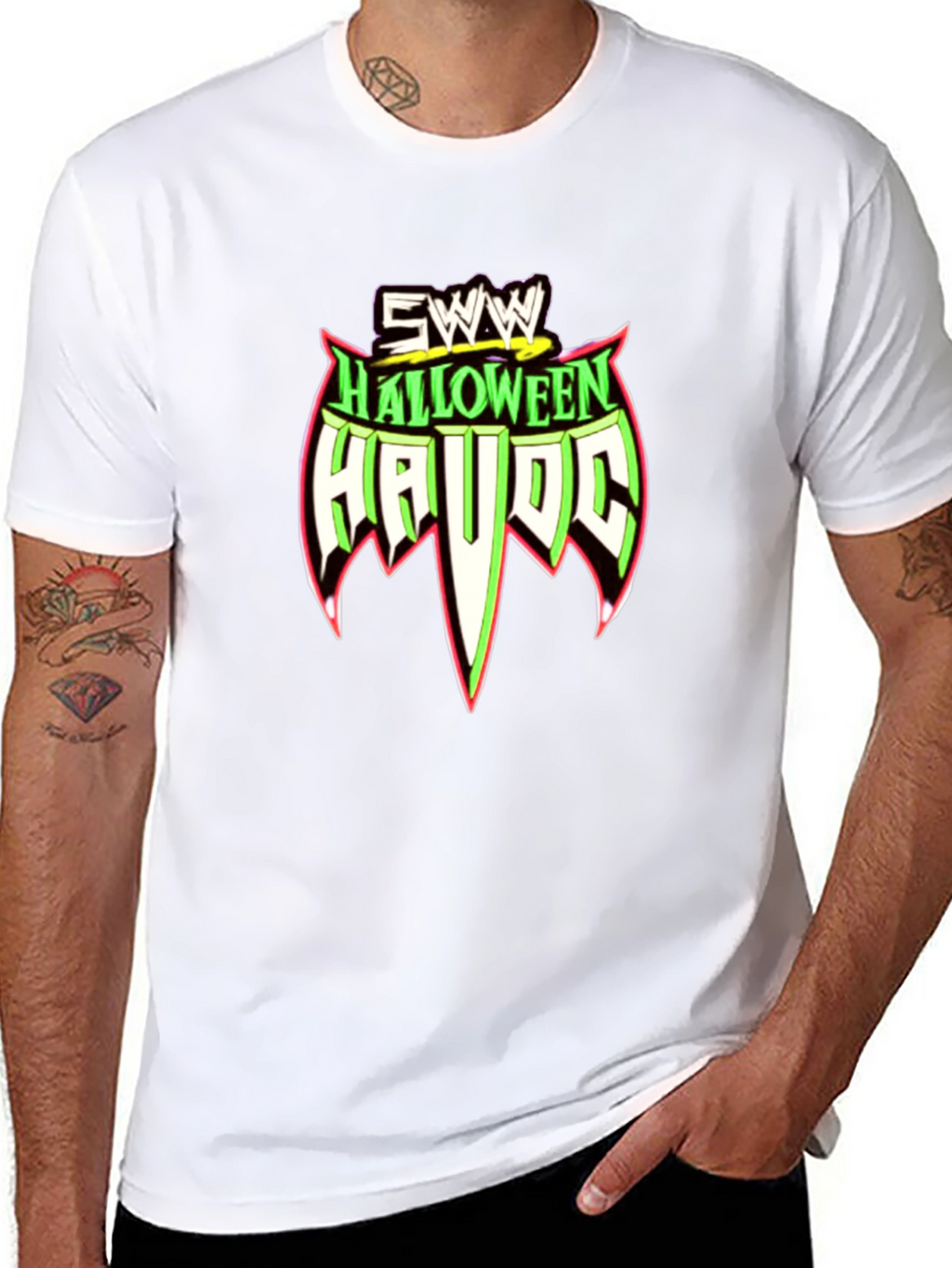 Halloween Havoc SWW Black T-Shirt