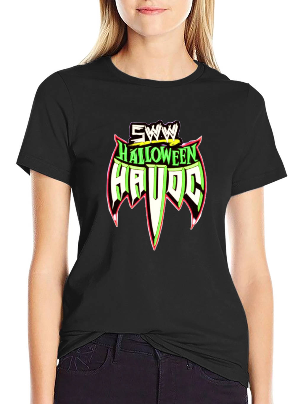 Halloween Havoc SWW Black T-Shirt