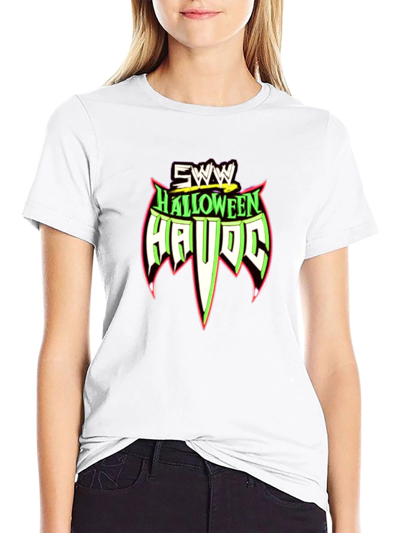 Halloween Havoc SWW Black T-Shirt