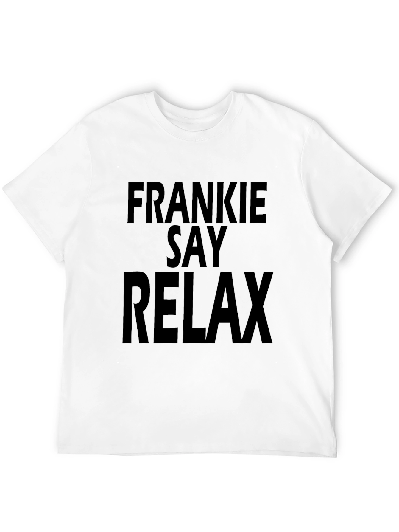 Frankie Say Relax Black Graphic T-Shirt