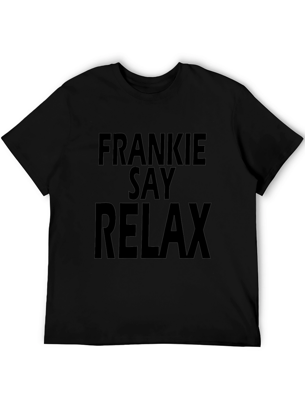 Frankie Say Relax Black Graphic T-Shirt