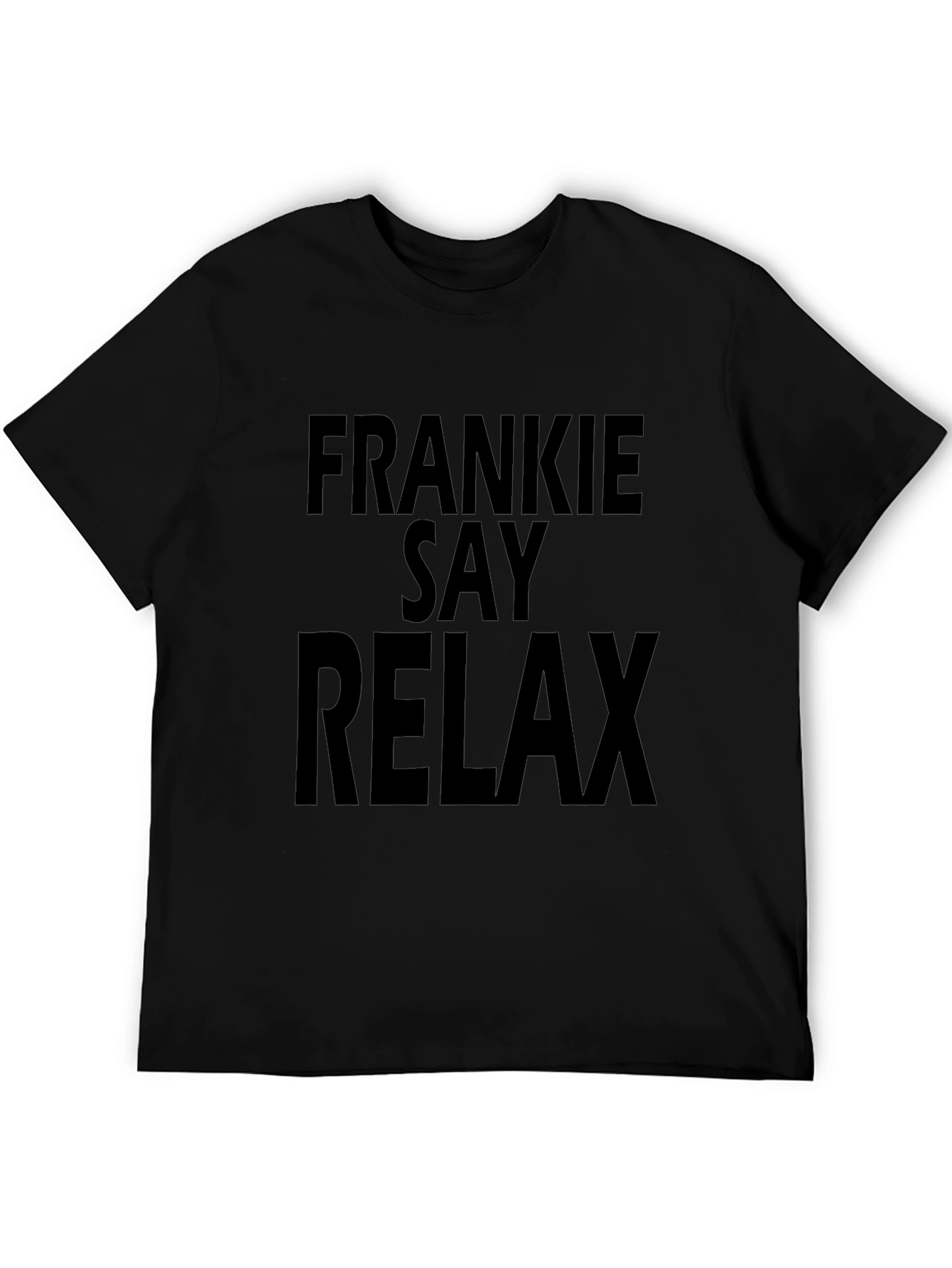 Frankie Say Relax Black Graphic T-Shirt