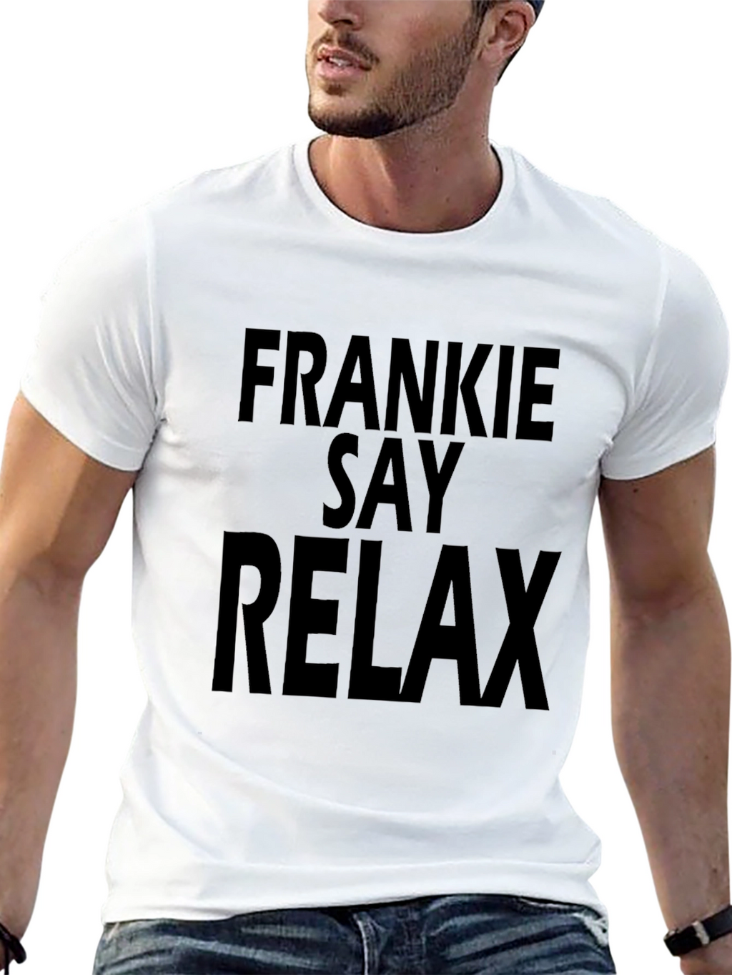 Frankie Say Relax Black Graphic T-Shirt