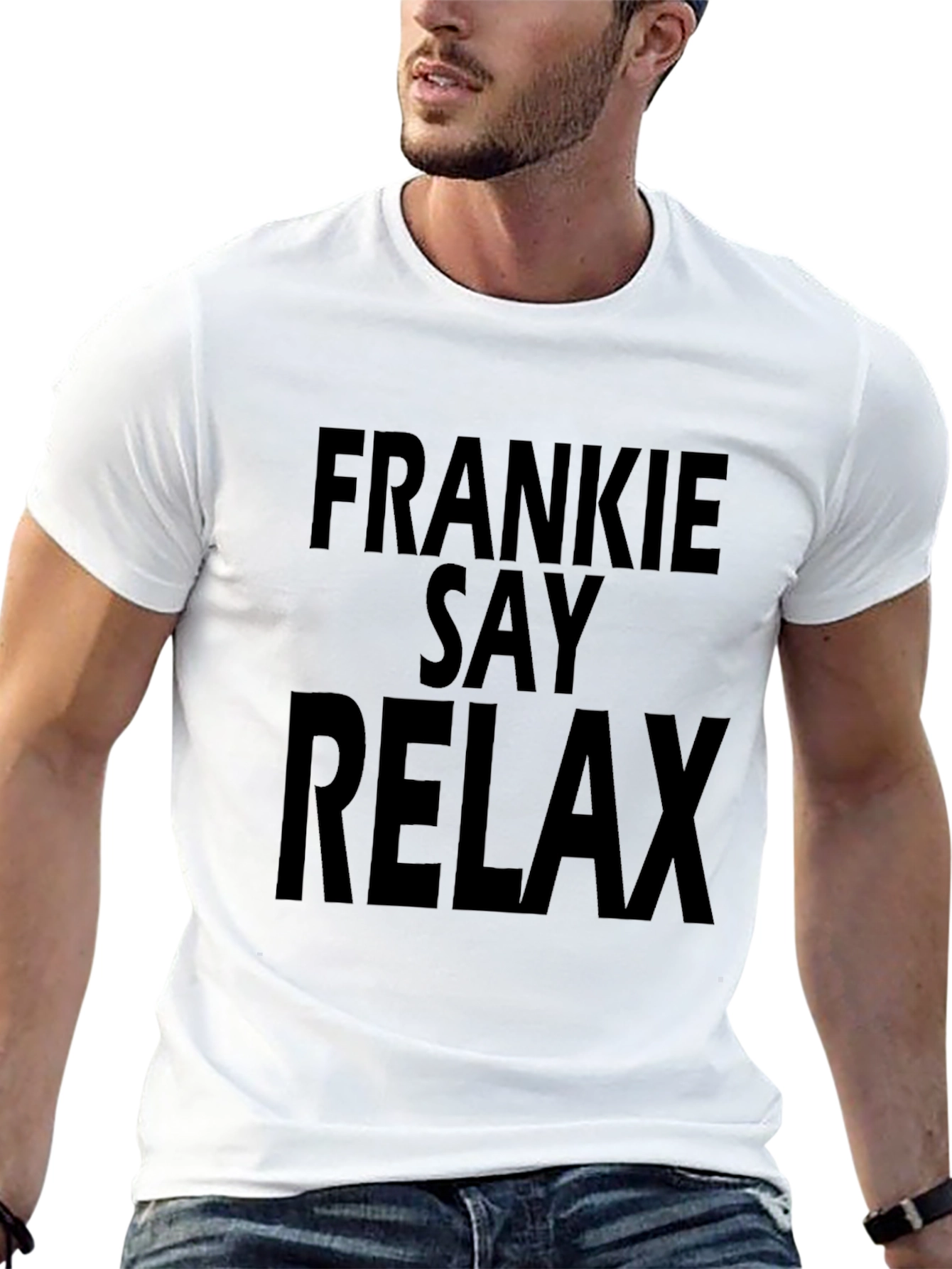 Frankie Say Relax Black Graphic T-Shirt