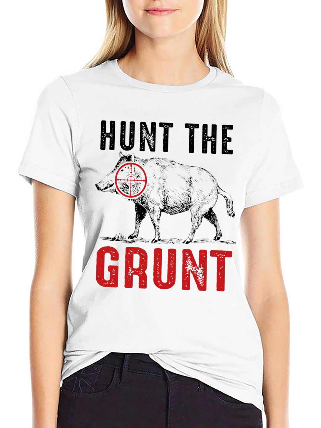 Hunt the Grunt T-Shirt - Hog Hunting Tee