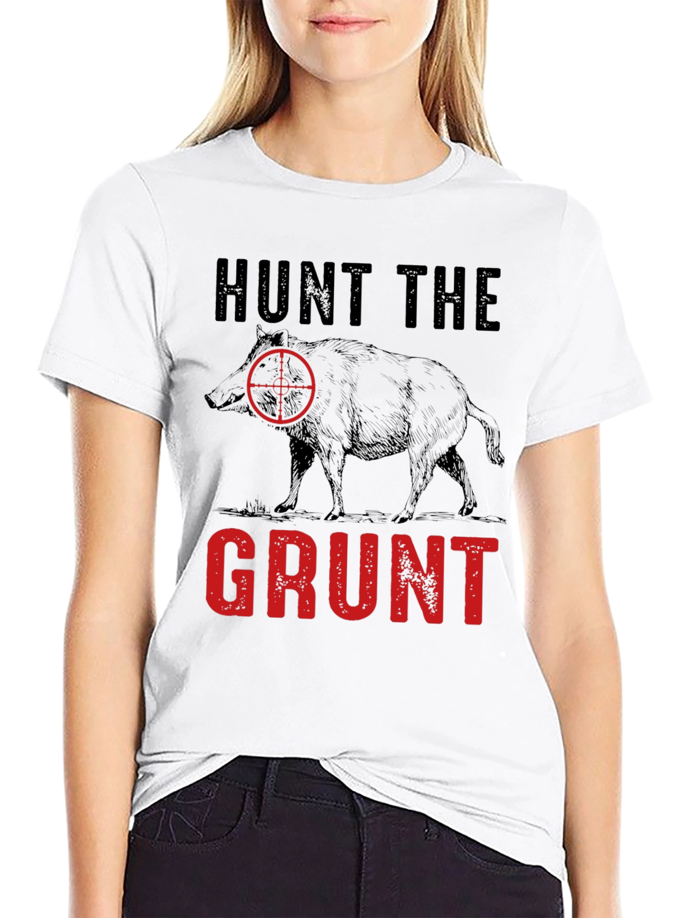 Hunt the Grunt T-Shirt - Hog Hunting Tee
