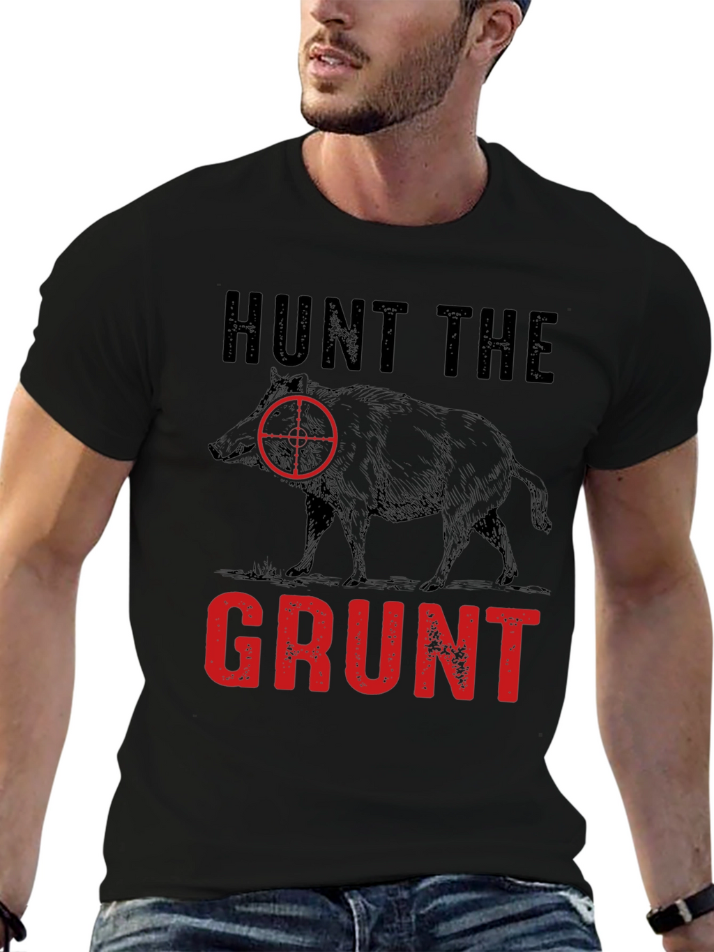 Hunt the Grunt T-Shirt - Hog Hunting Tee