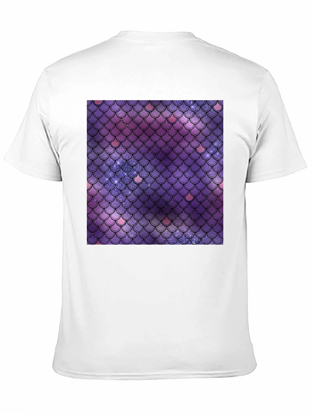 Galaxy Mermaid Scale Graphic Tee - Stylish Comfort