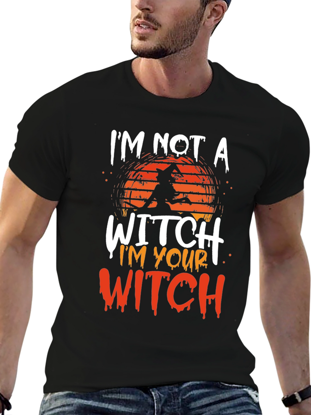Im Not A Witch Halloween T-Shirt