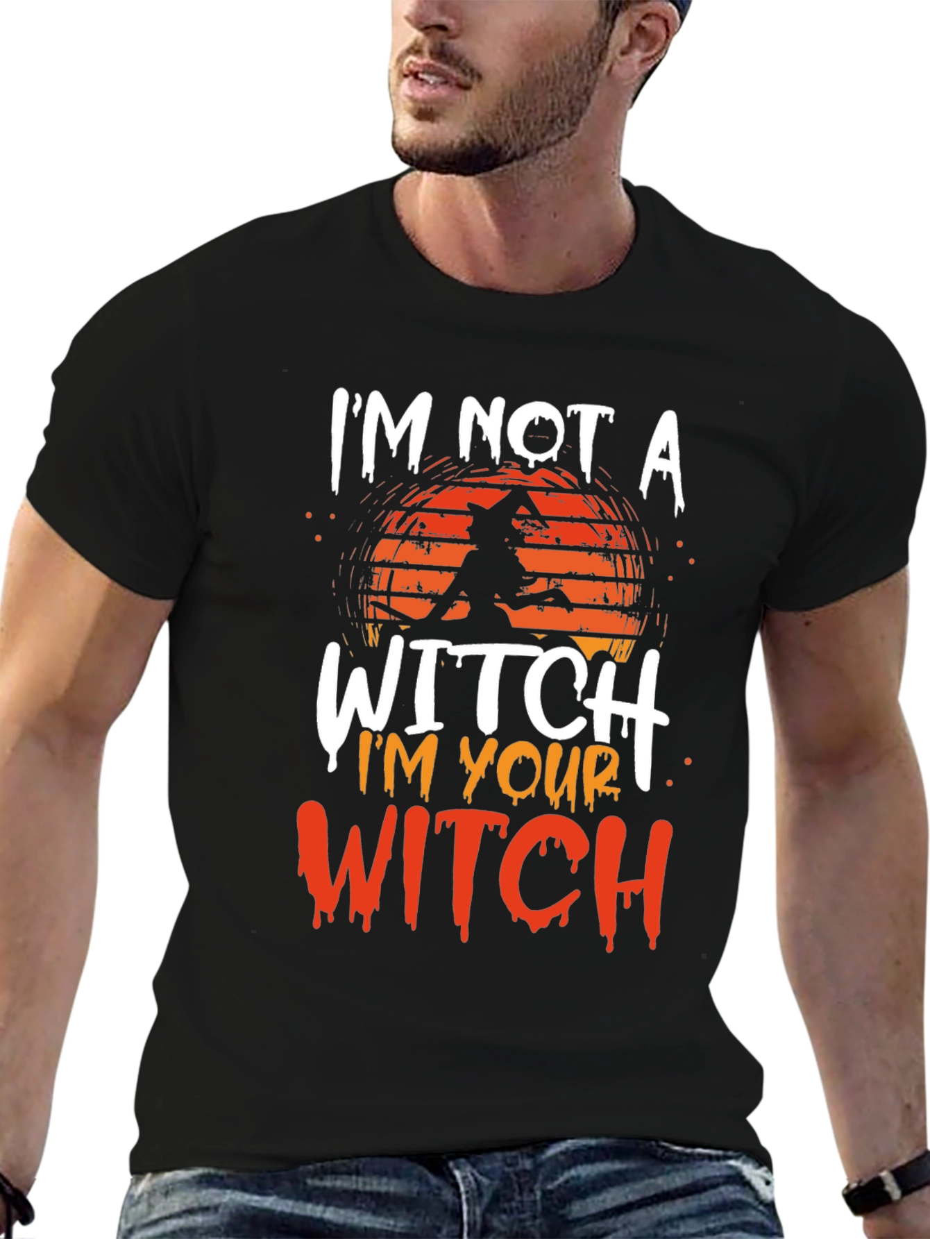 Im Not A Witch Halloween T-Shirt