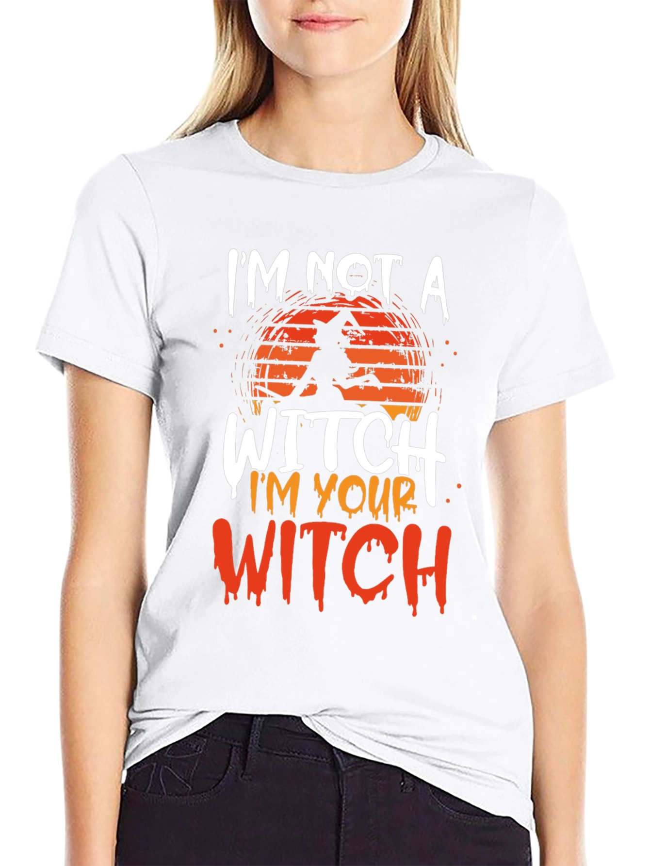 Im Not A Witch Halloween T-Shirt
