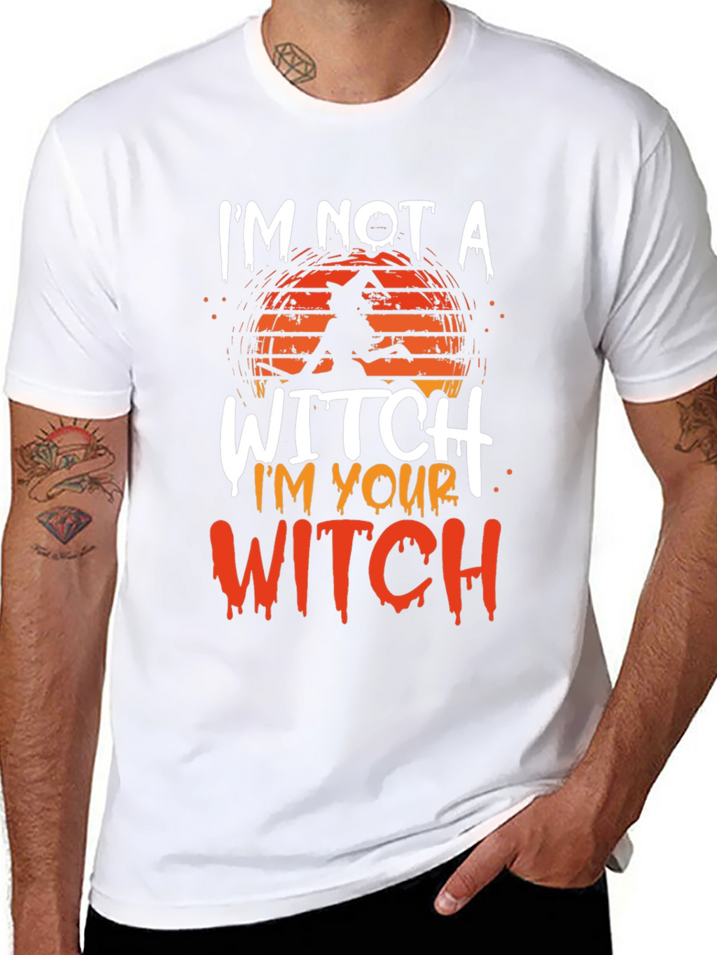 Im Not A Witch Halloween T-Shirt