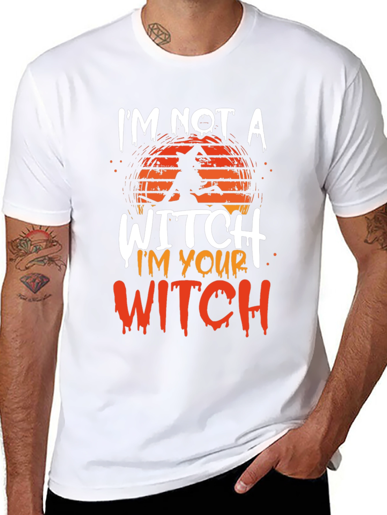 Im Not A Witch Halloween T-Shirt