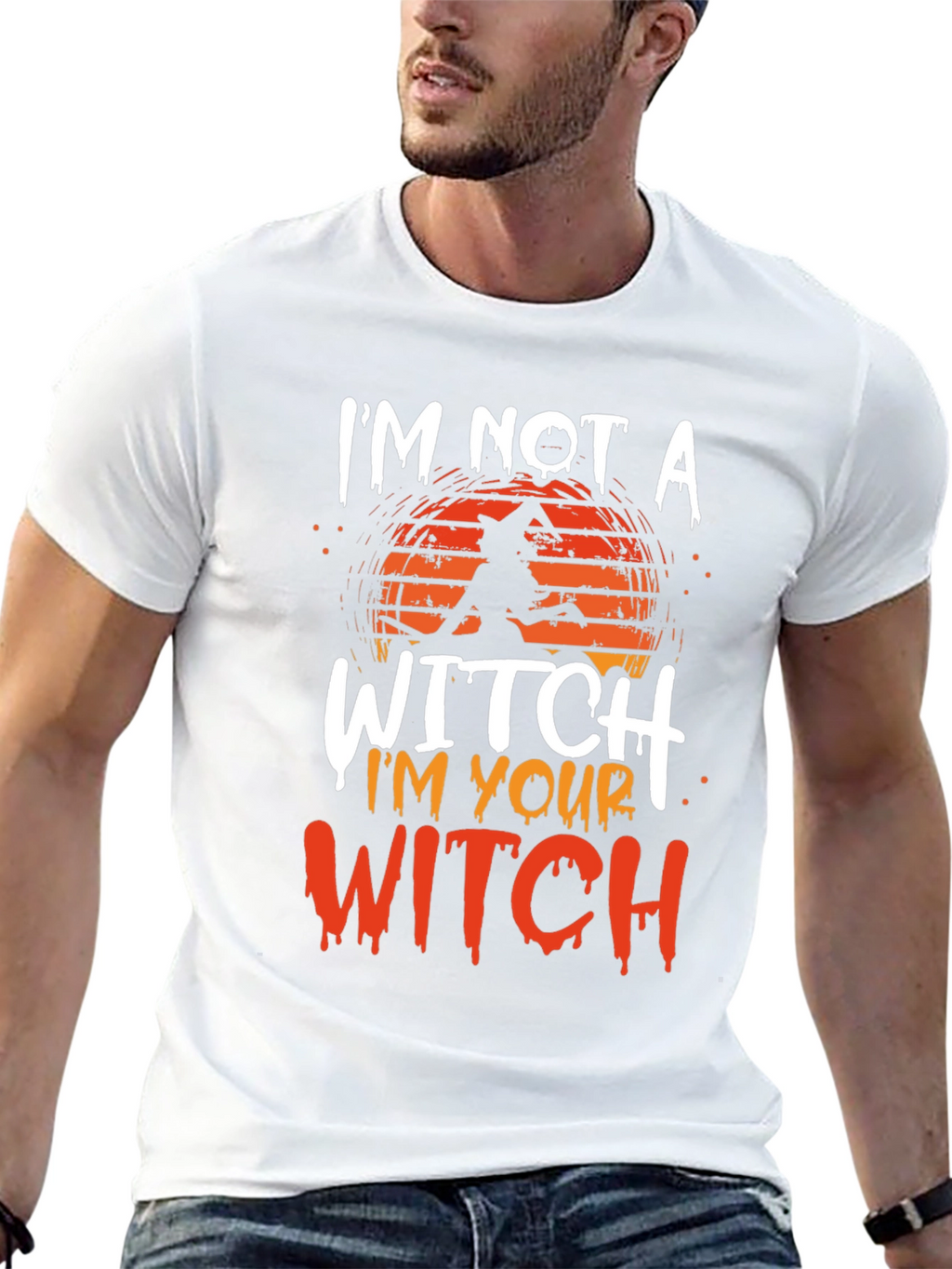 Im Not A Witch Halloween T-Shirt