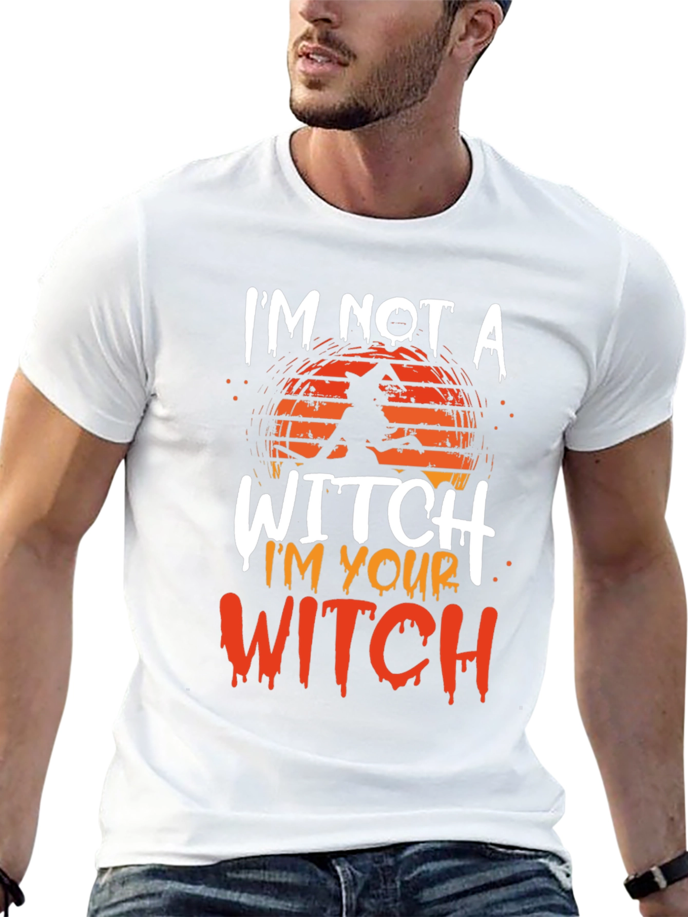 Im Not A Witch Halloween T-Shirt