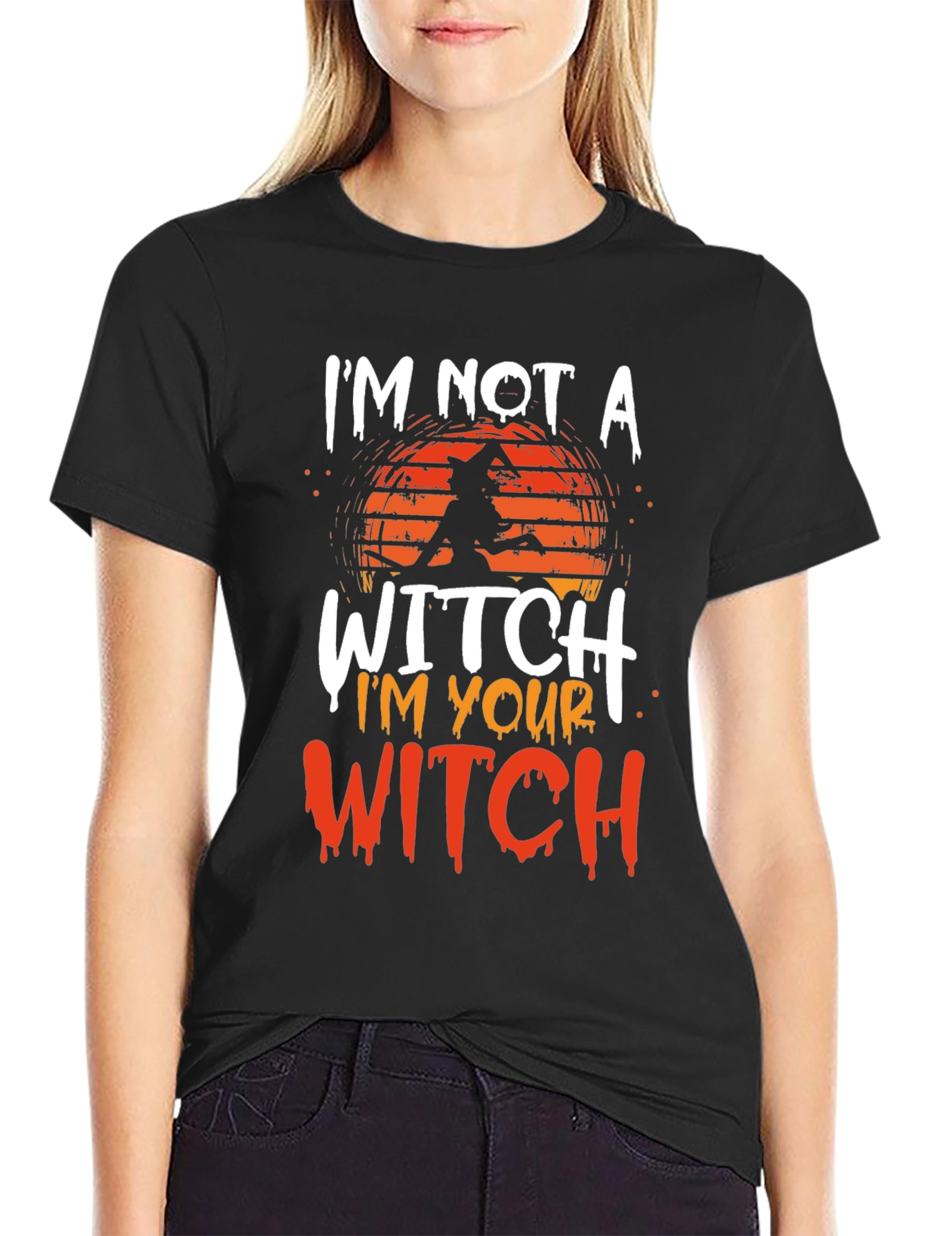 Im Not A Witch Halloween T-Shirt