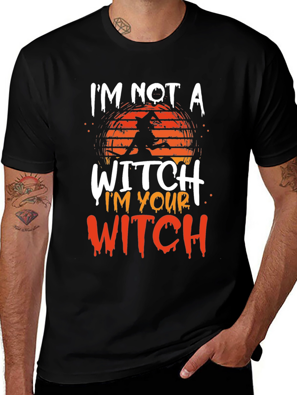 Im Not A Witch Halloween T-Shirt