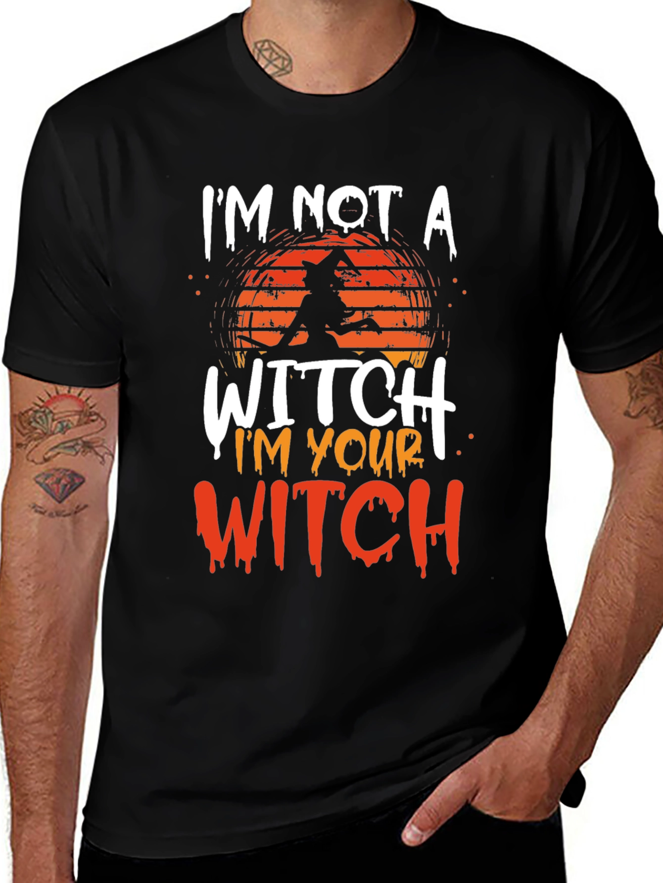 Im Not A Witch Halloween T-Shirt